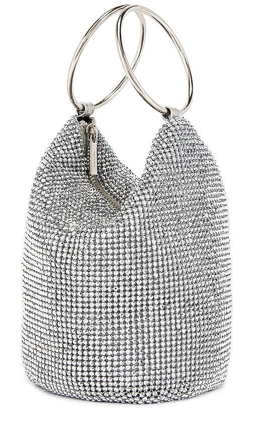 Alexander Wang medium Wangloc rhinestone-embellished clutch bag