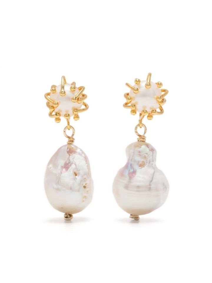 Brinker & Eliza Eloise pearl drop earrings
