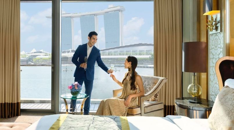 Fullerton Hotel Singapore Suite Couple staycation valentine's day singapore