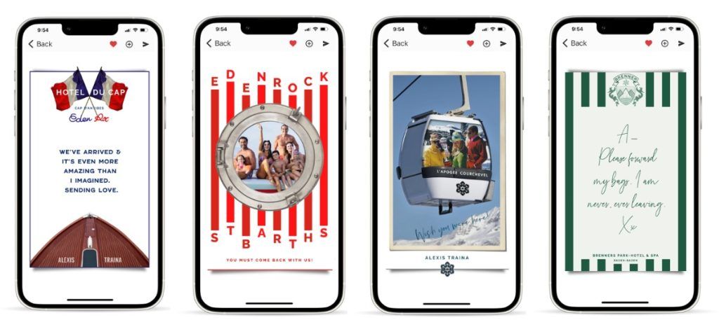 Oetker Collection x HiNOTE makes postcards cool again with personalised digital stationery