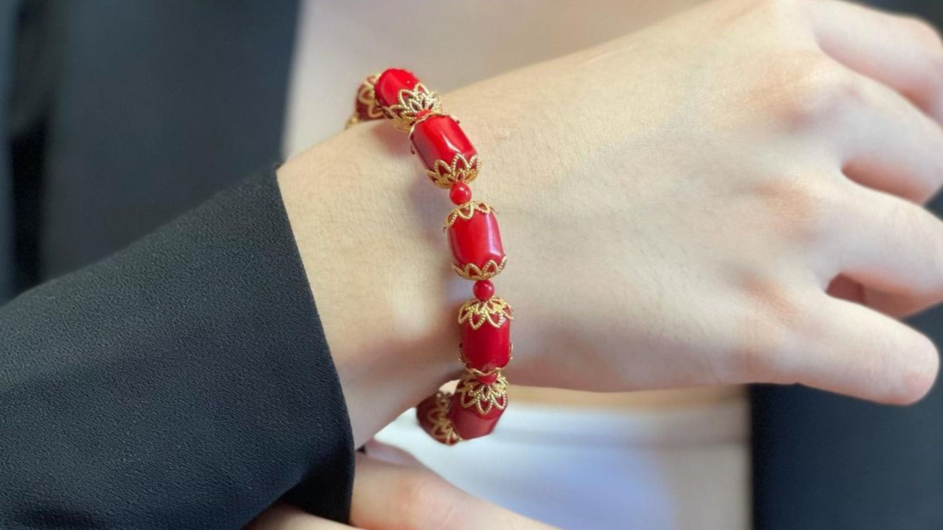 red coral stone