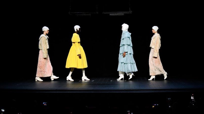 Anrealage debuts colour-changing clothes at Paris Fashion Week
