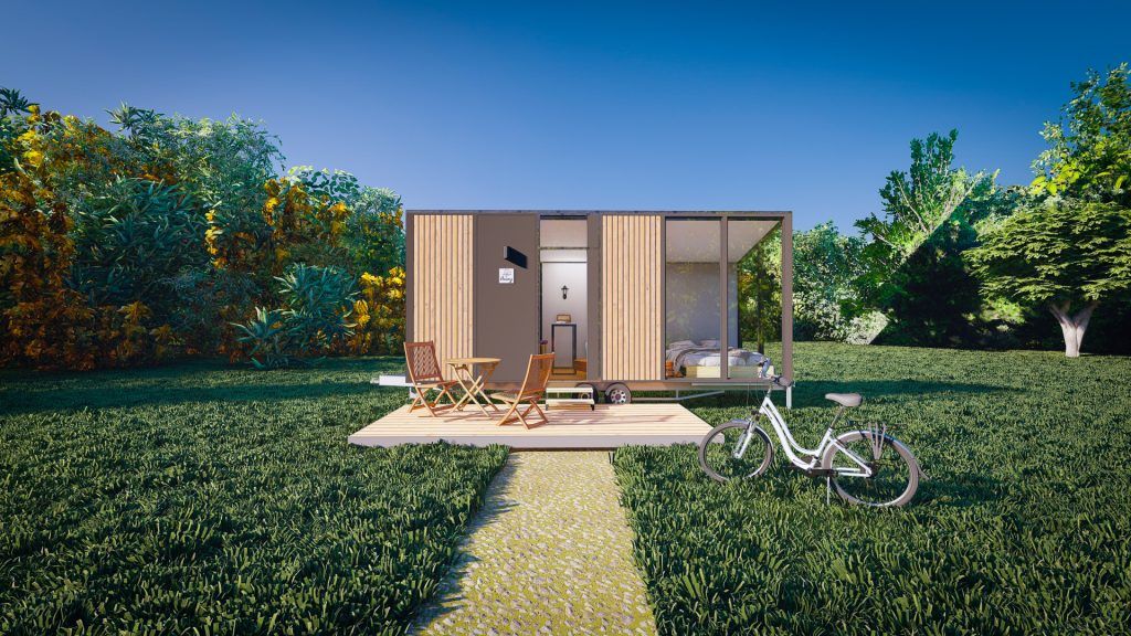 Stay overnight at Lazarus island for the first time with Tiny Away Escape