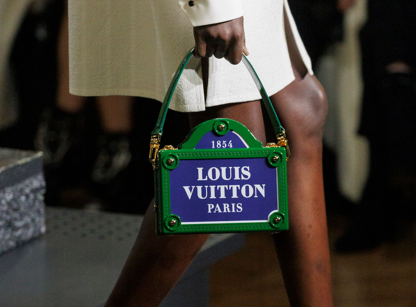 Jaden Smiths Louis Vuitton Dollhouse Bag at Fall 2023 Show  POPSUGAR  Fashion UK