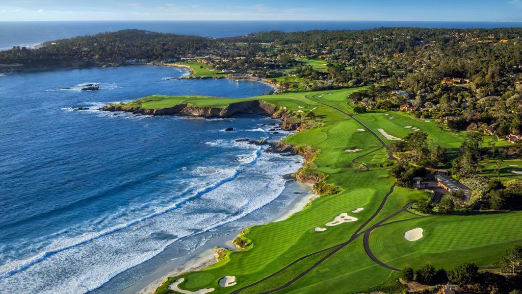 pebble beach links golf course USA