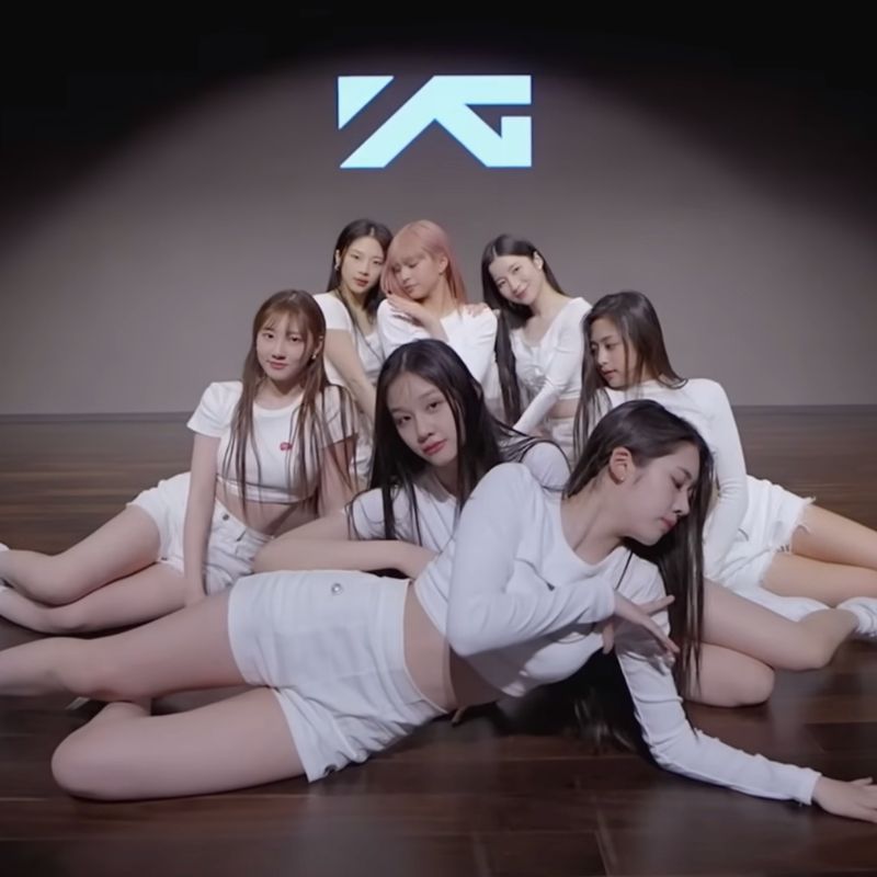 These are the official members of YG's girl group, BabyMonster