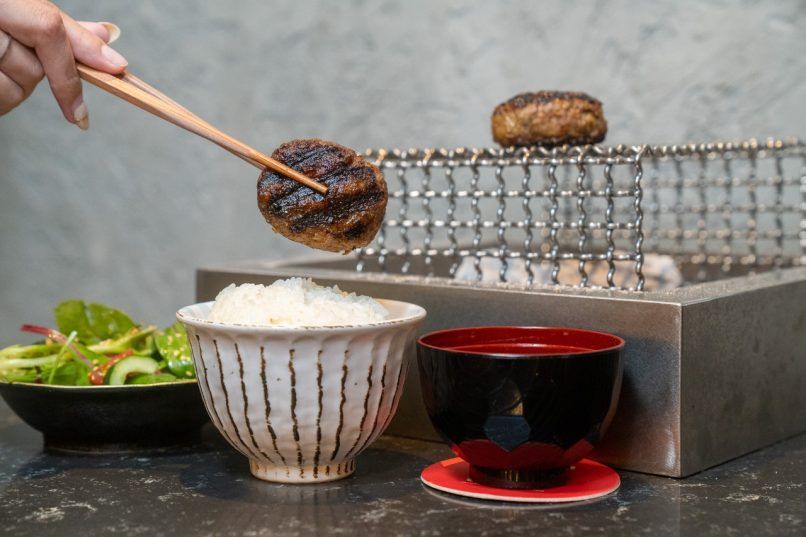Gyusan Charcoal Bar 2pc Hamburg Set