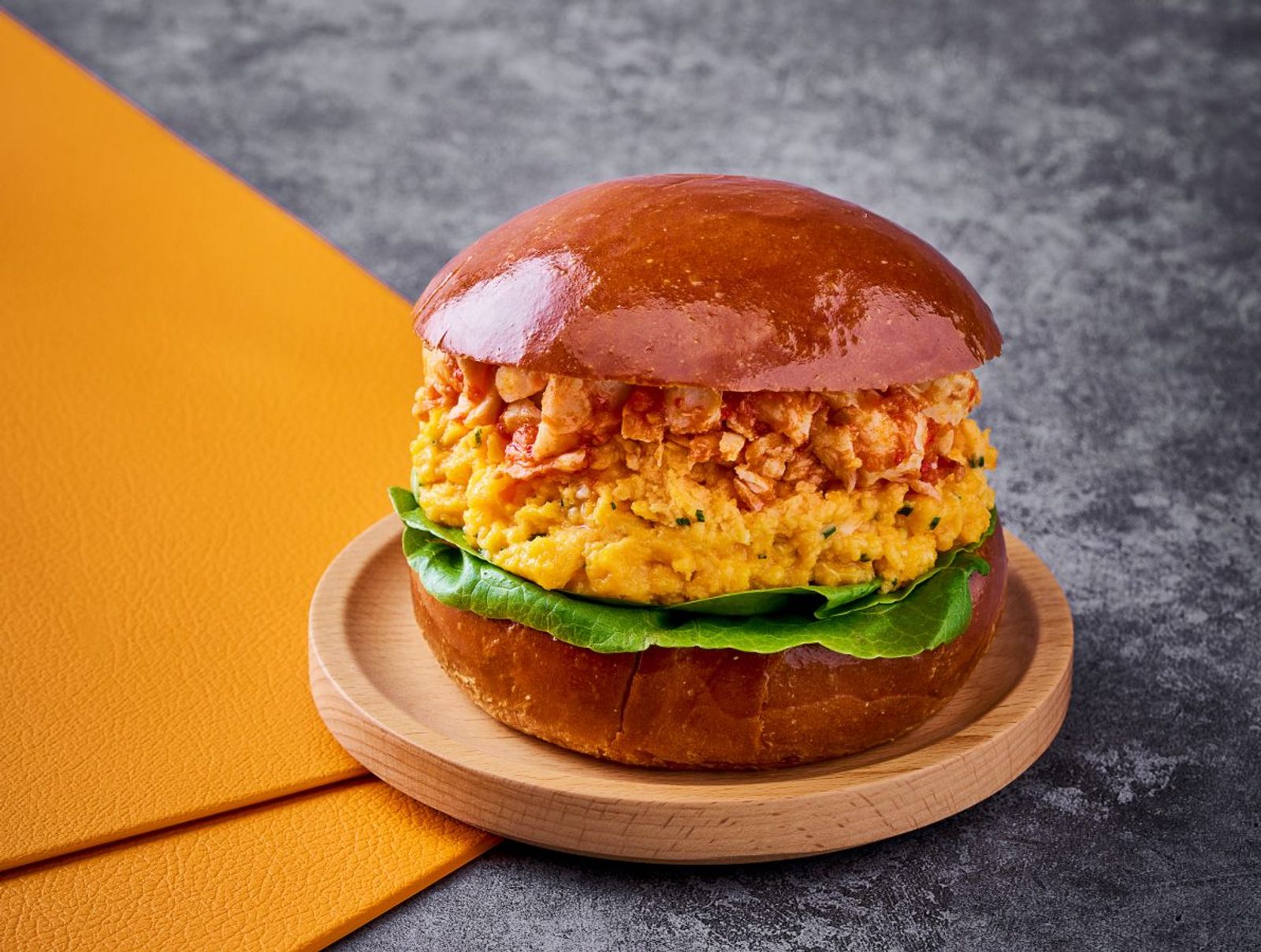 Eggslut partners with Jumbo Seafood on a chilli crab sandwich