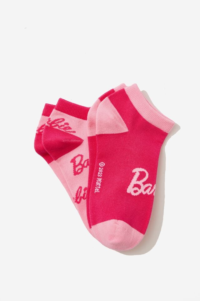 Typo x Barbie 2 Pk Of Ankle Socks