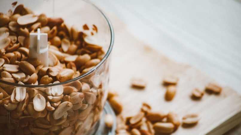 Nuts in blender