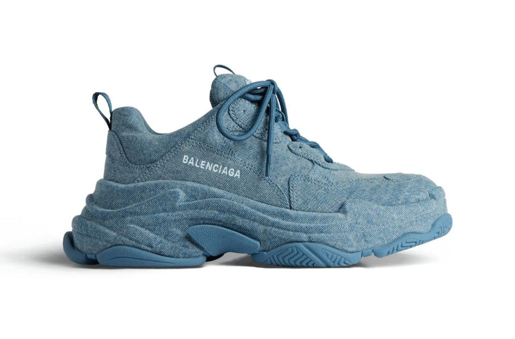 Balenciaga's Triple S sneakers get denim makeover this summer