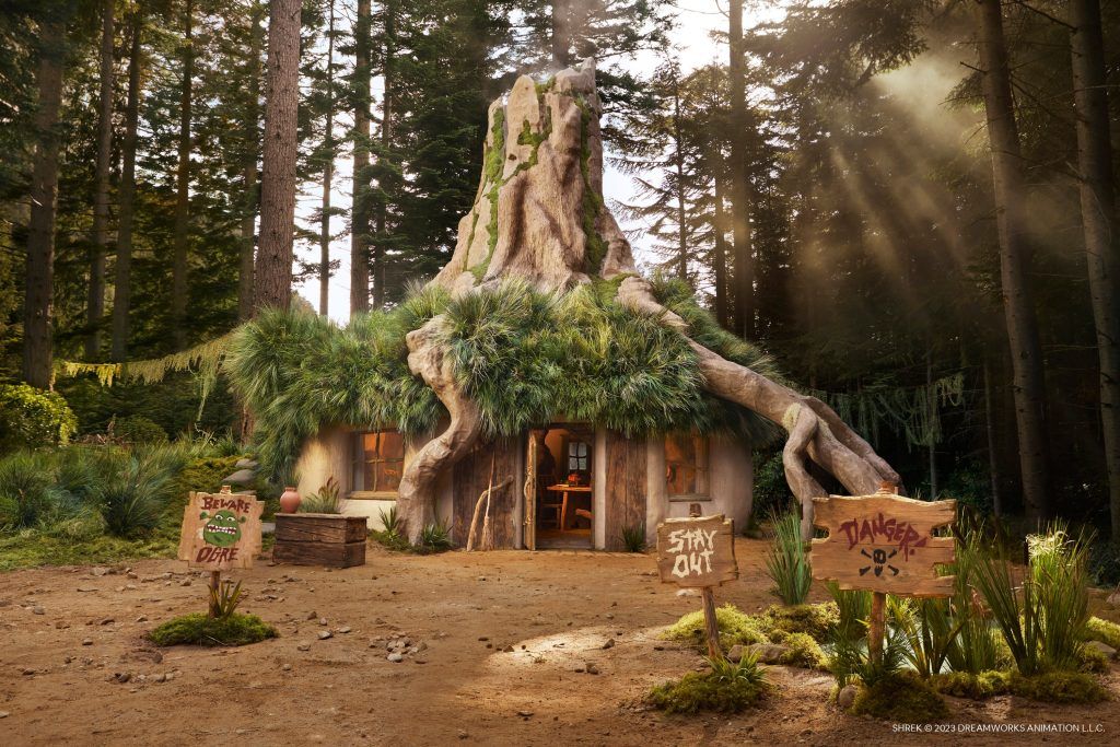 You can now stay in Shrek’s Swamp for free, thanks to Airbnb