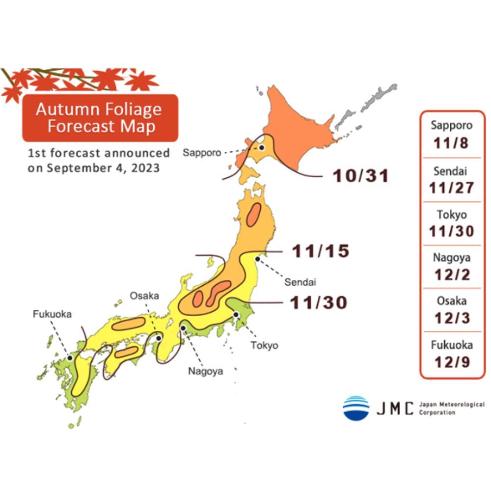 Where to see the best fall foliage in Japan this Autumn 2023
