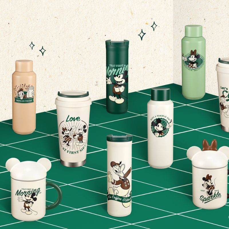 Starbucks and Disney are launching a vintage-style collection in Singapore soon
