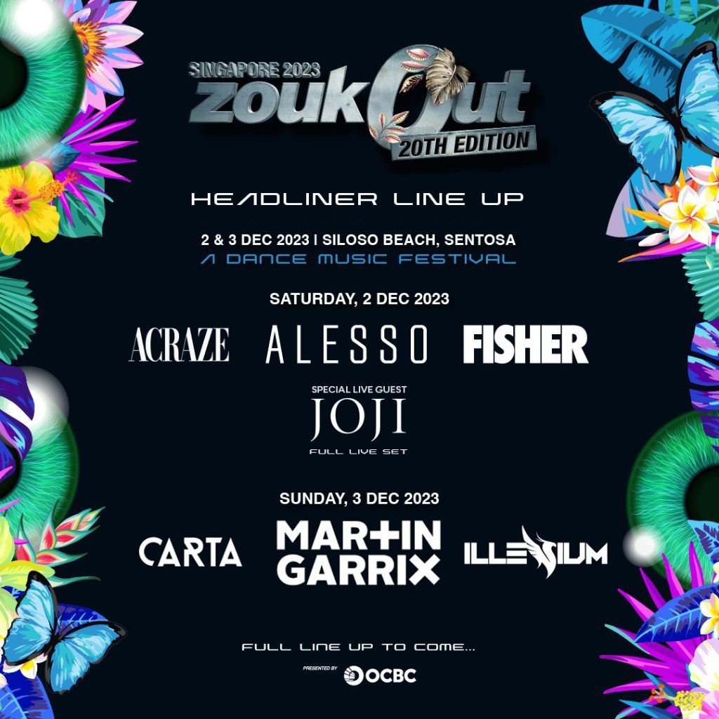 ZoukOut Singapore 2023: Dates, ticket prices, line-up, and more