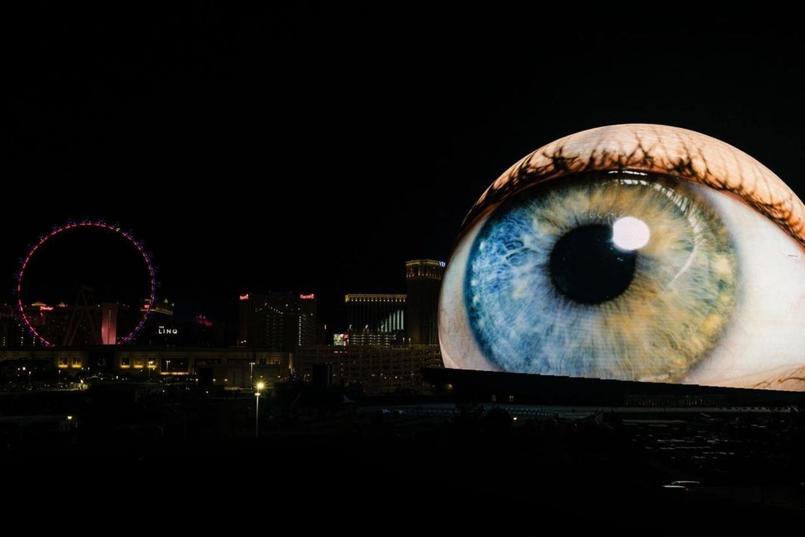 Exquisite Vegas Dome Eye Background Concept Exquisite Vegas Dome Eye Background Concept
