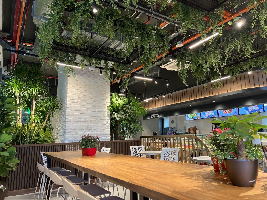 Far East Flora opens a garden-themed cafe at their new 11-storey flower market