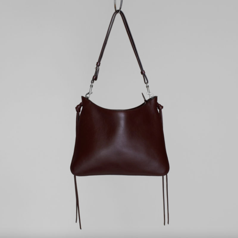 【PHOEBE PHILO】Small Kit Cabas レザー トートバッグ PHOEBE PHILO | SMALL KIT CABAS | BLACK LEATHER WITH SILVER
