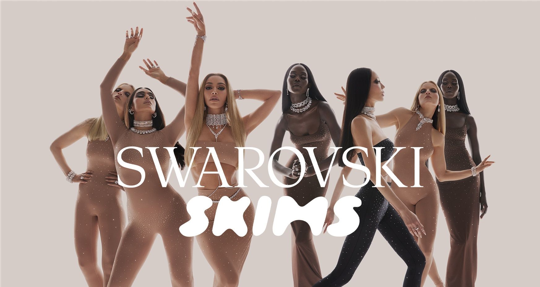 What to expect from the SKIMS x Swarovski collaboration