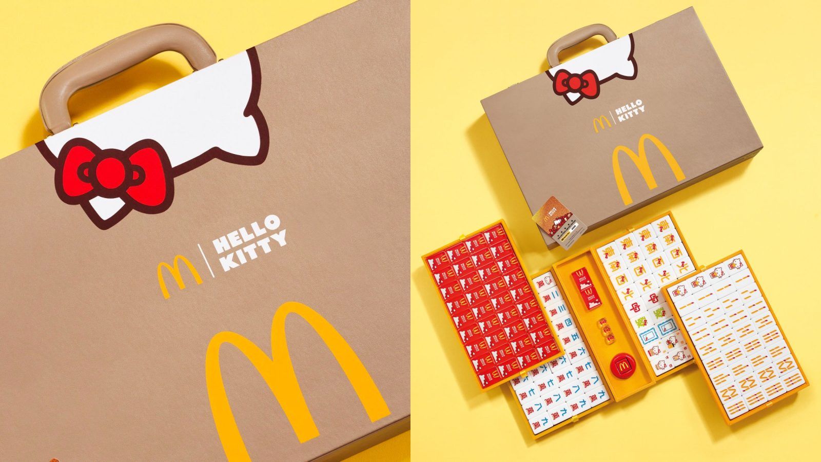 McDonald's Hong Kong launches crystal Hello Kitty mahjong set for CNY