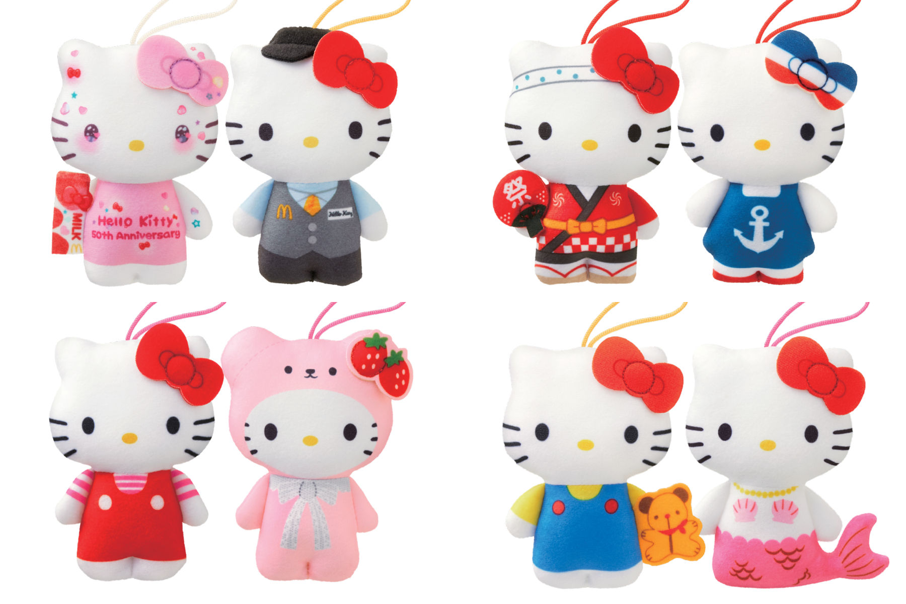 HELLO KITTY - 16 PLUSH WITH PINK DRESS (LIMITED EDITION) - Dole Plantation