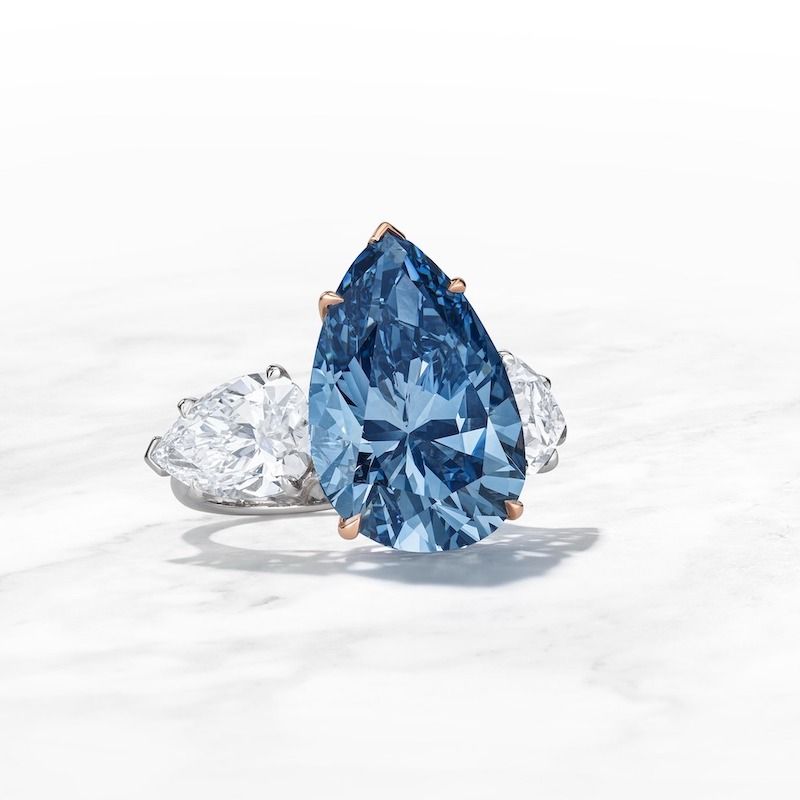Bleu Royal diamond fetches $44M at auction, making it one of the most expensive ever sold
