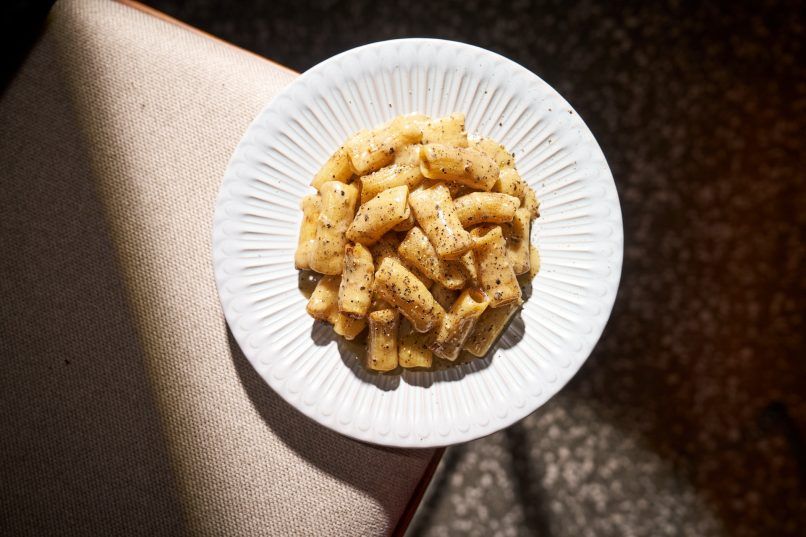 Smoked Rigatoni Cacio e Pepe BAR CICHETI