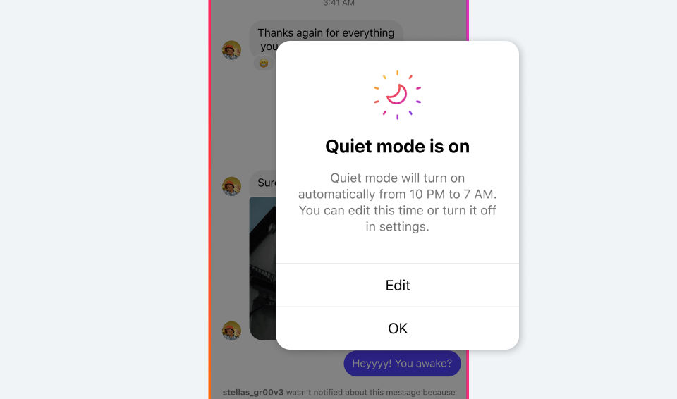 How to turn the new Instagram Quiet mode on and off on your device