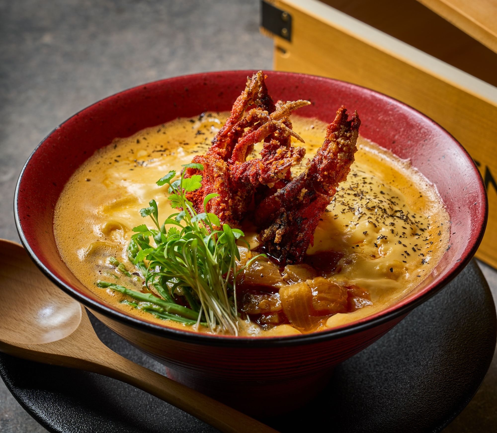 Mensho Tokyo Singapore duck matcha & chilli crab ramen from 20 July 24