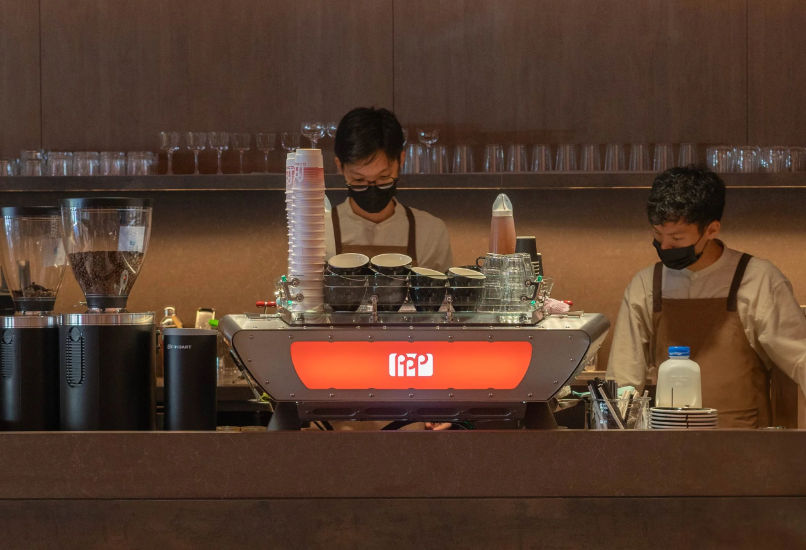 PPP Coffee store front New Bahru Singapore cafe 2024
