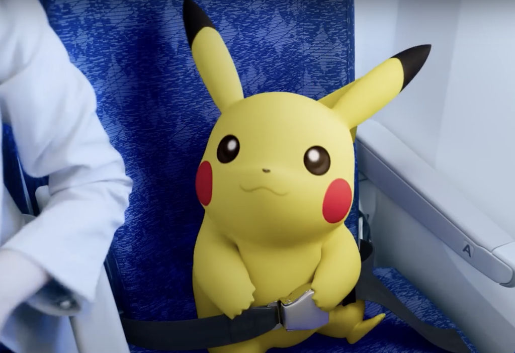 ANA taps on your favourite Pokémon for its new inflight safety video