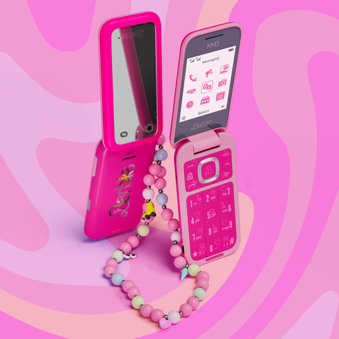 We can t get kenough of the Mattel x HMD Barbie flip phone