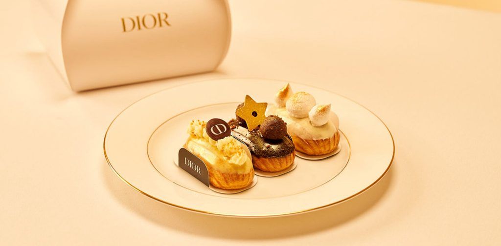 Dior Christmas cafe pop-up at Ion Orchard Singapore has tea sets and French pastries
