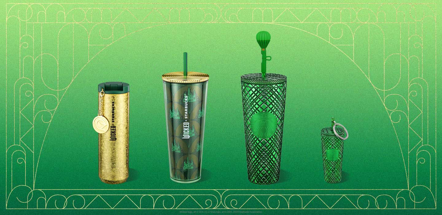 Starbucks Wicked Emerald City collection