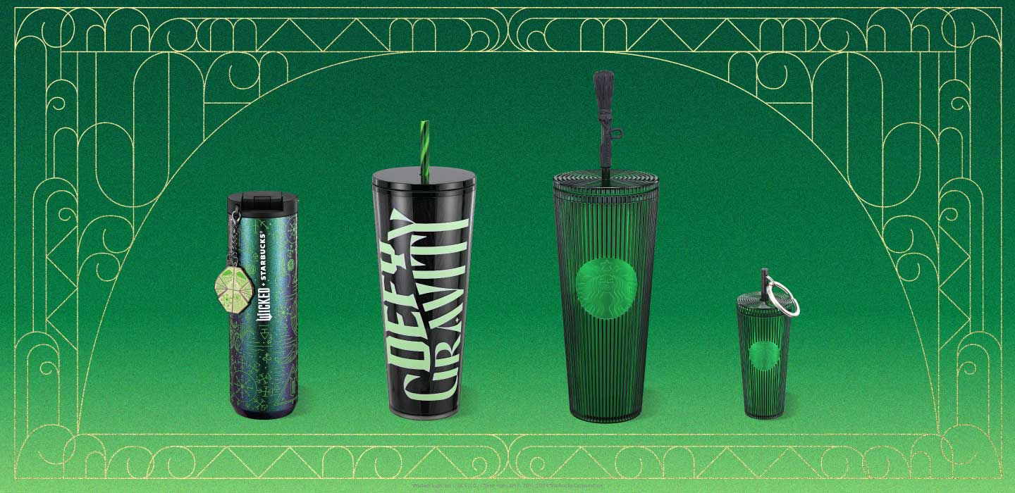 Starbucks Wicked Elphaba collection