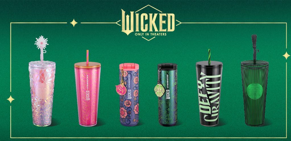 Starbucks Singapore x Wicked 2024 collab: Beverages, merchandise, and more