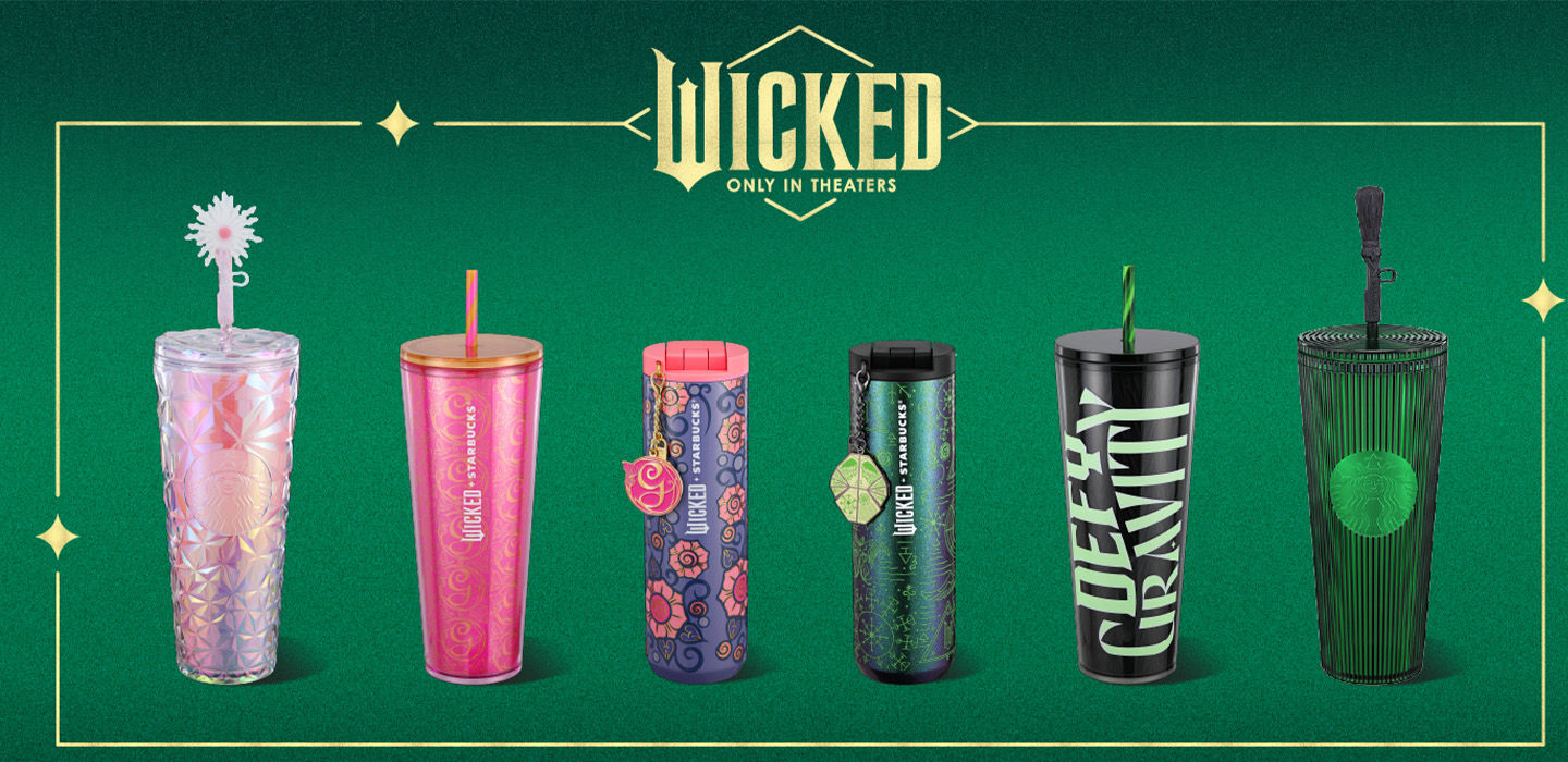 Starbucks Singapore x Wicked 2024 collab: Beverages, merchandise, and more