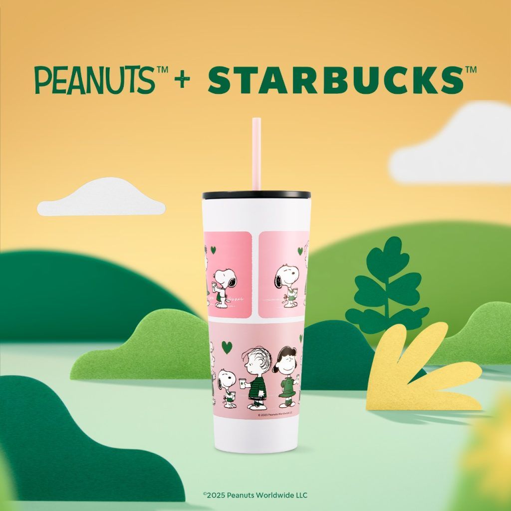 Starbucks Japan PEANUTS Snoopy 2025 JOE KIND Reusable Cup 473ml Limited In STOCK