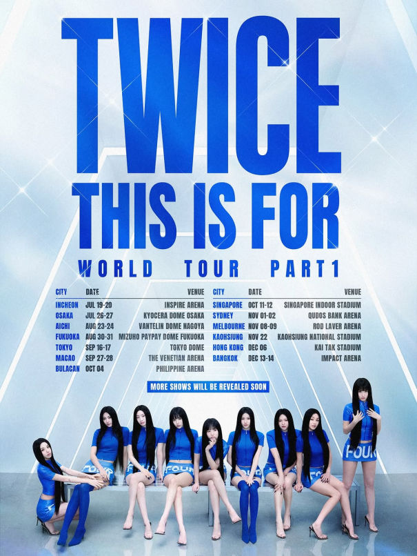 TWICE 'This is For' 2025 Singapore concert – Price, VIP benefits