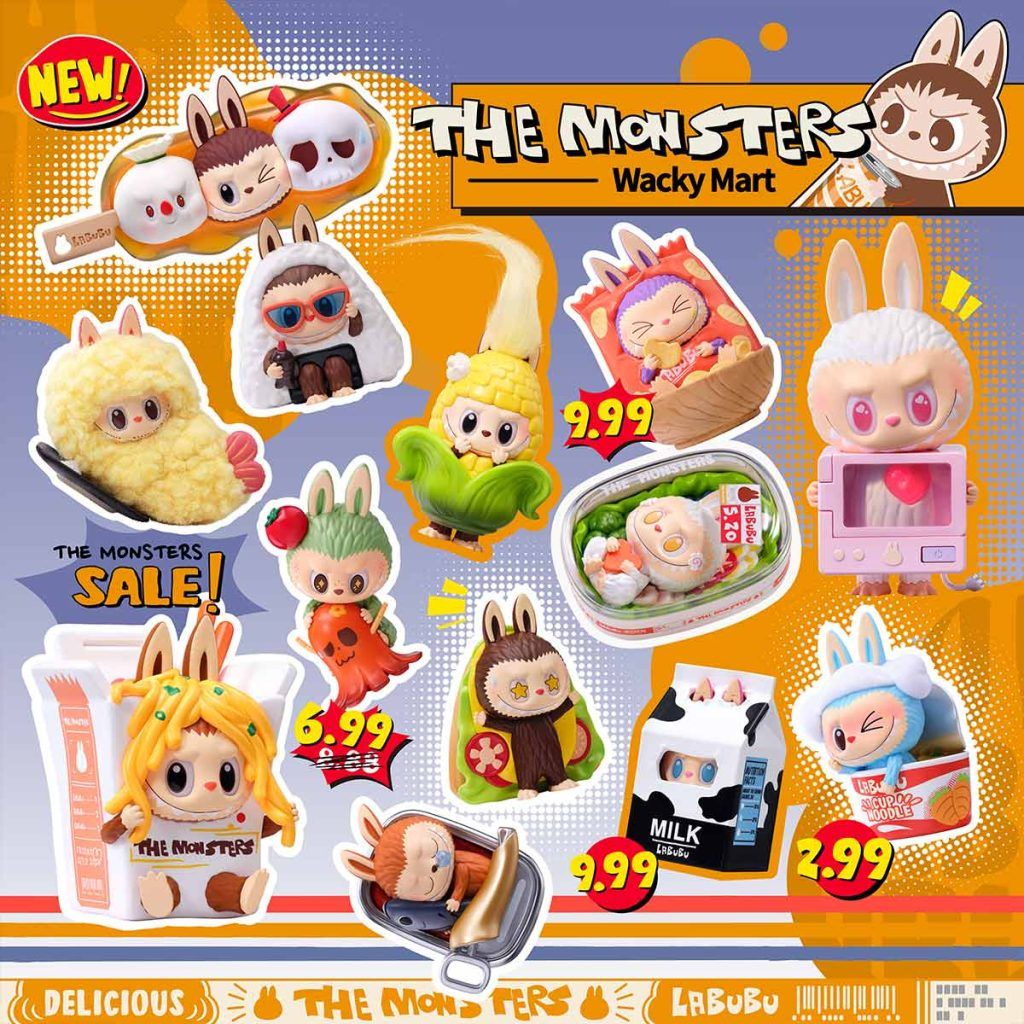その他 POP MART THE MONSTERS LABUBU MINI MARKET How to get Labubu The Monsters Wacky Mart collection in Singapore
