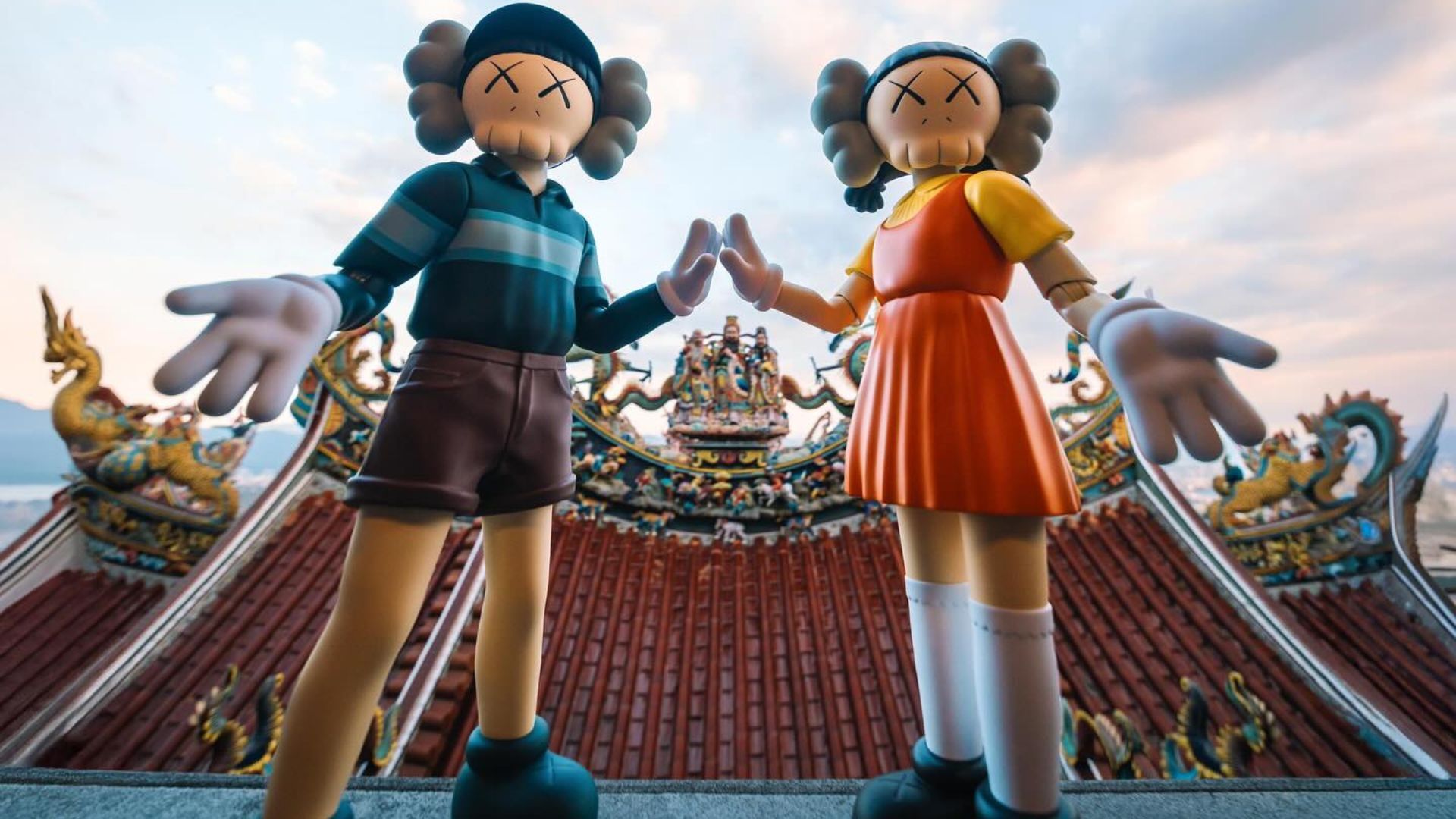kaws チョルス Chul-Su Figure Coloured イカゲーム