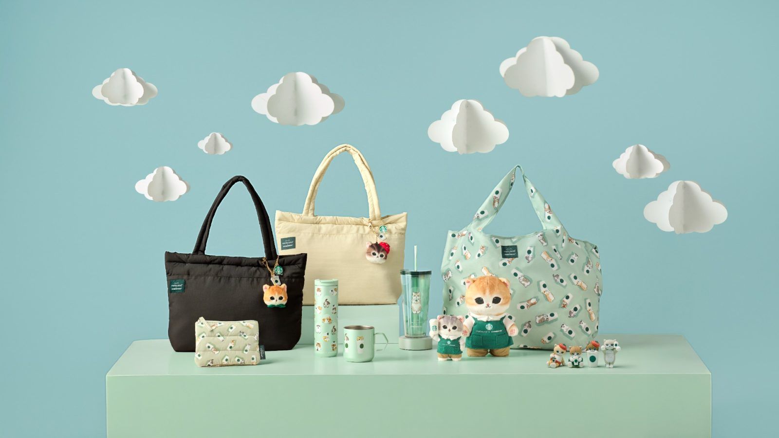 スターバックス　モフサンド　シンガポール　トートバッグ スターバックスxモフサンド シンガポール限定 トートバック 黒