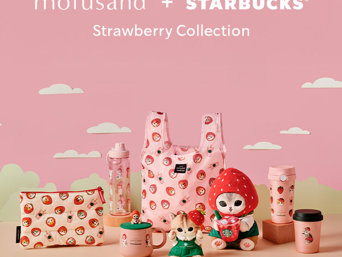 Starbucks x Mofusand Strawberry 2025 collaboration collection details