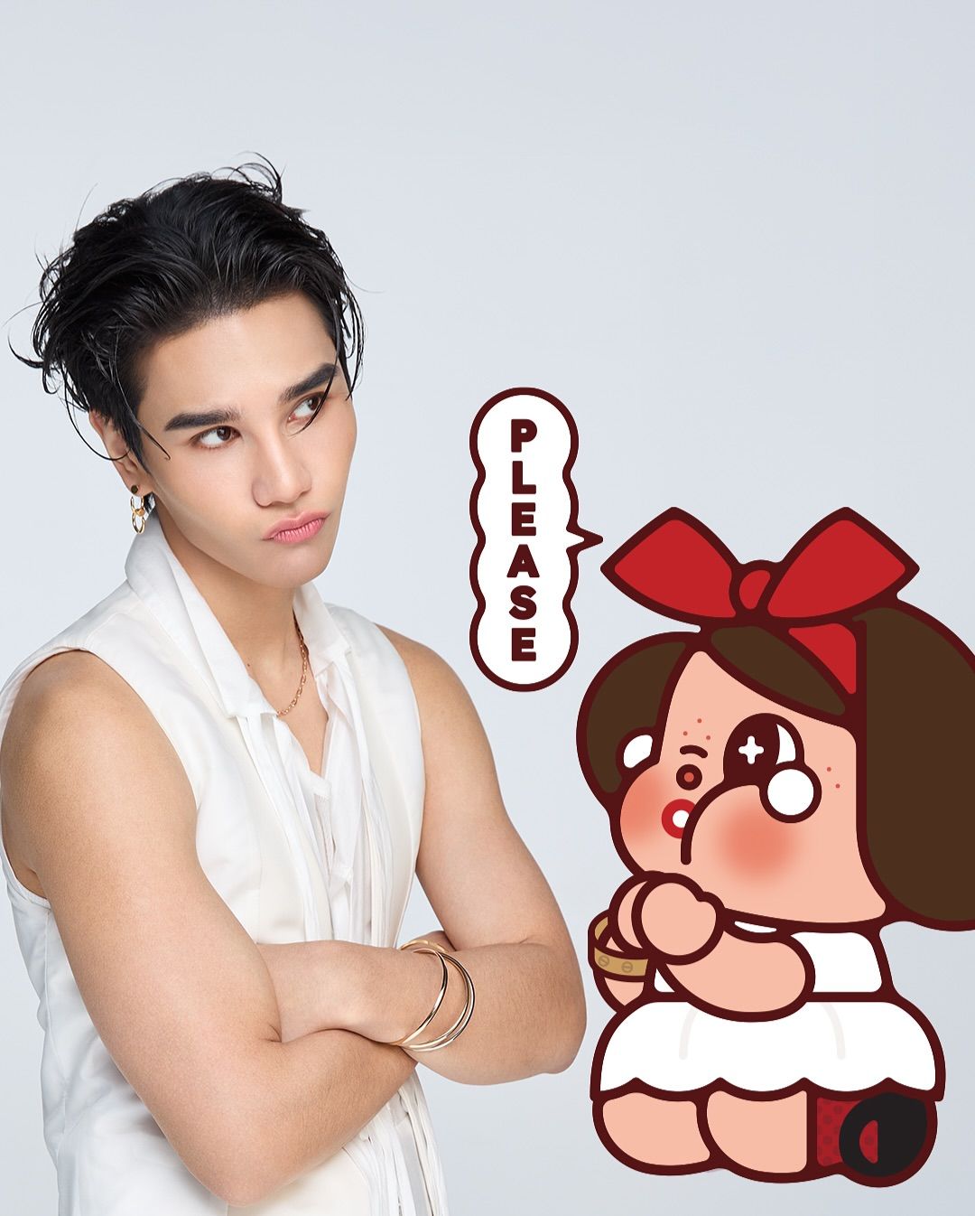 How to get the Cartier x Crybaby collaboration exclusive LINE Sticker ...