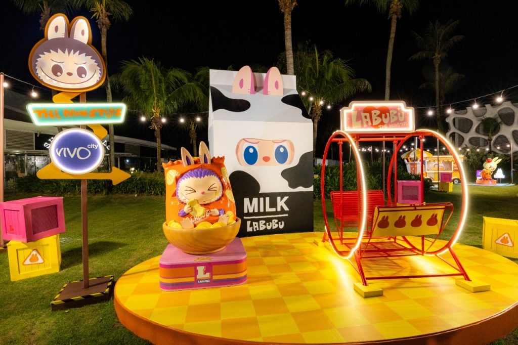 Snag exclusive merch at The Monsters Labubu Mini Market in VivoCity