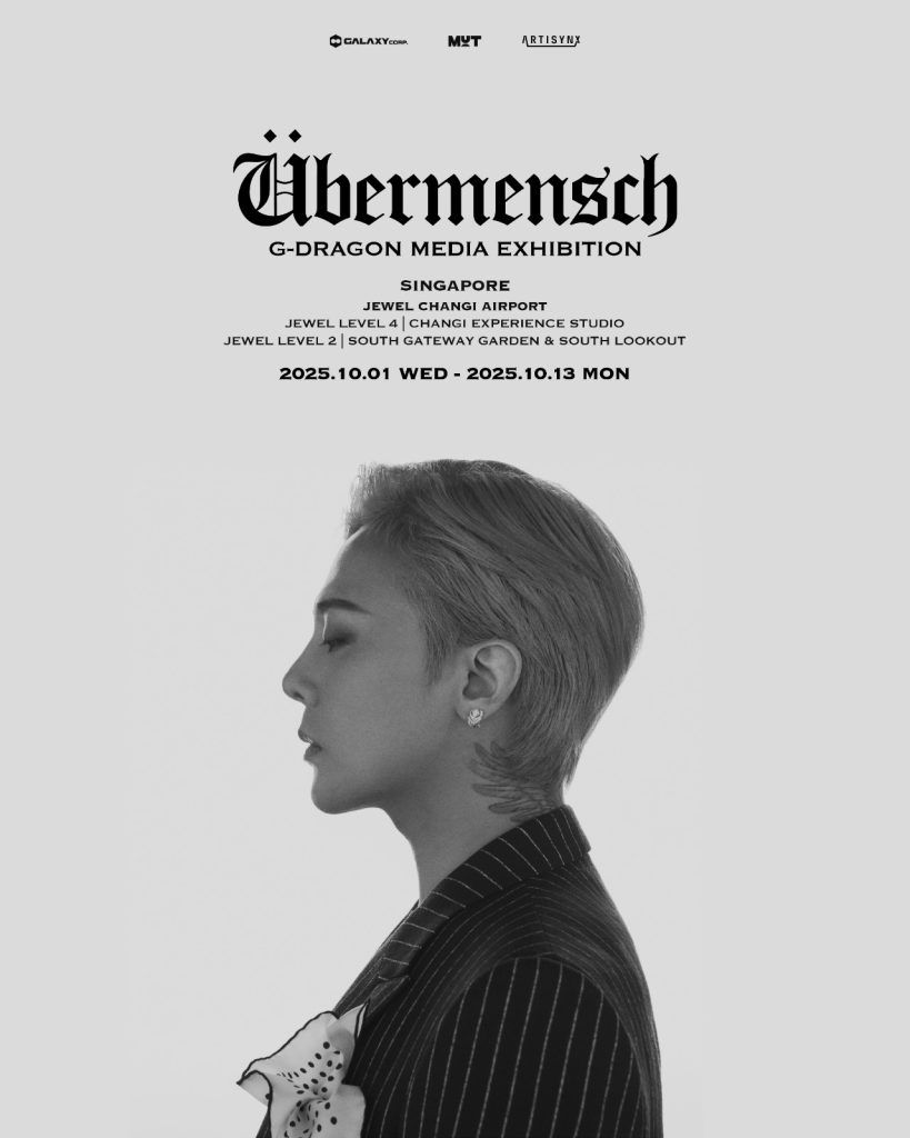 G-Dragon Media Exhibition: Übermensch to pop-up at Jewel Singapore