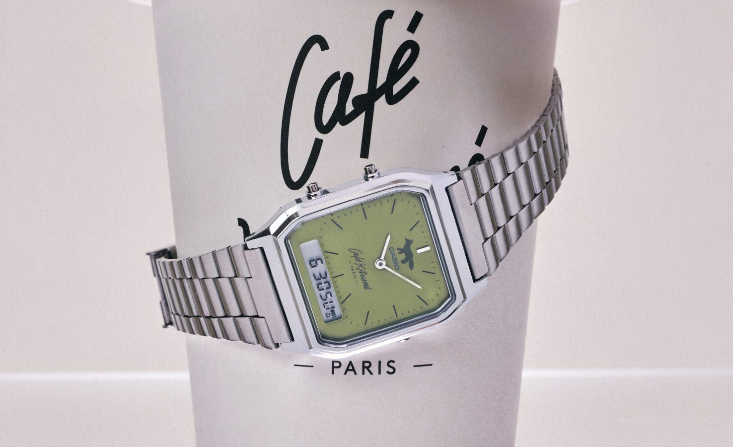 Casio x Café Kitsuné: The most elegant matcha green timepiece yet
