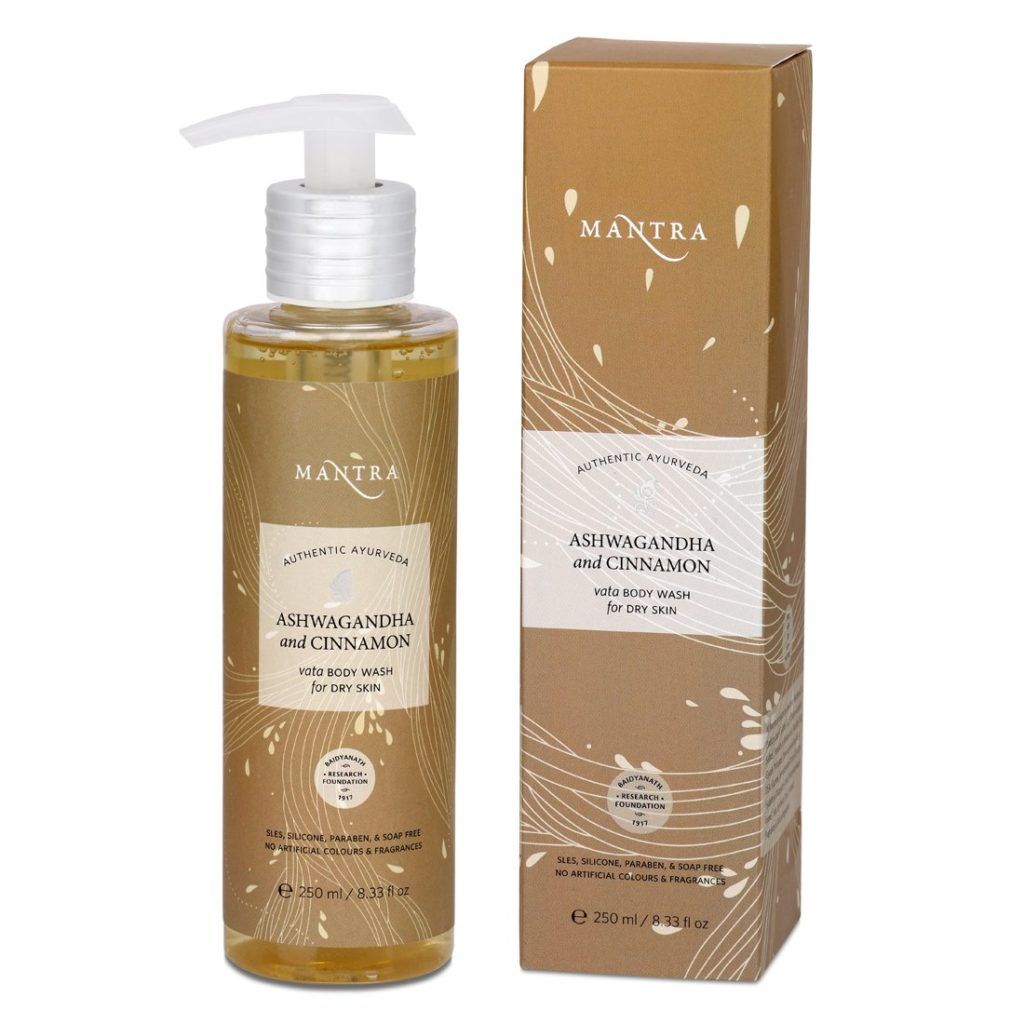 Mantra Herbal Ashwagandha & Cinnamon Vata Body Wash For Dry Skin