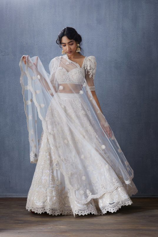 White bridal lehengas for every millenial bride out there