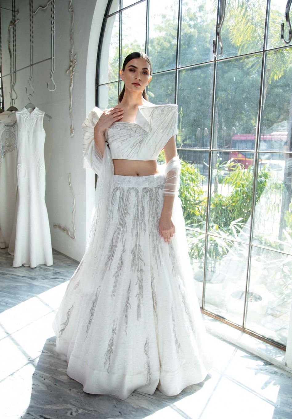 White bridal lehengas for every millenial bride out there